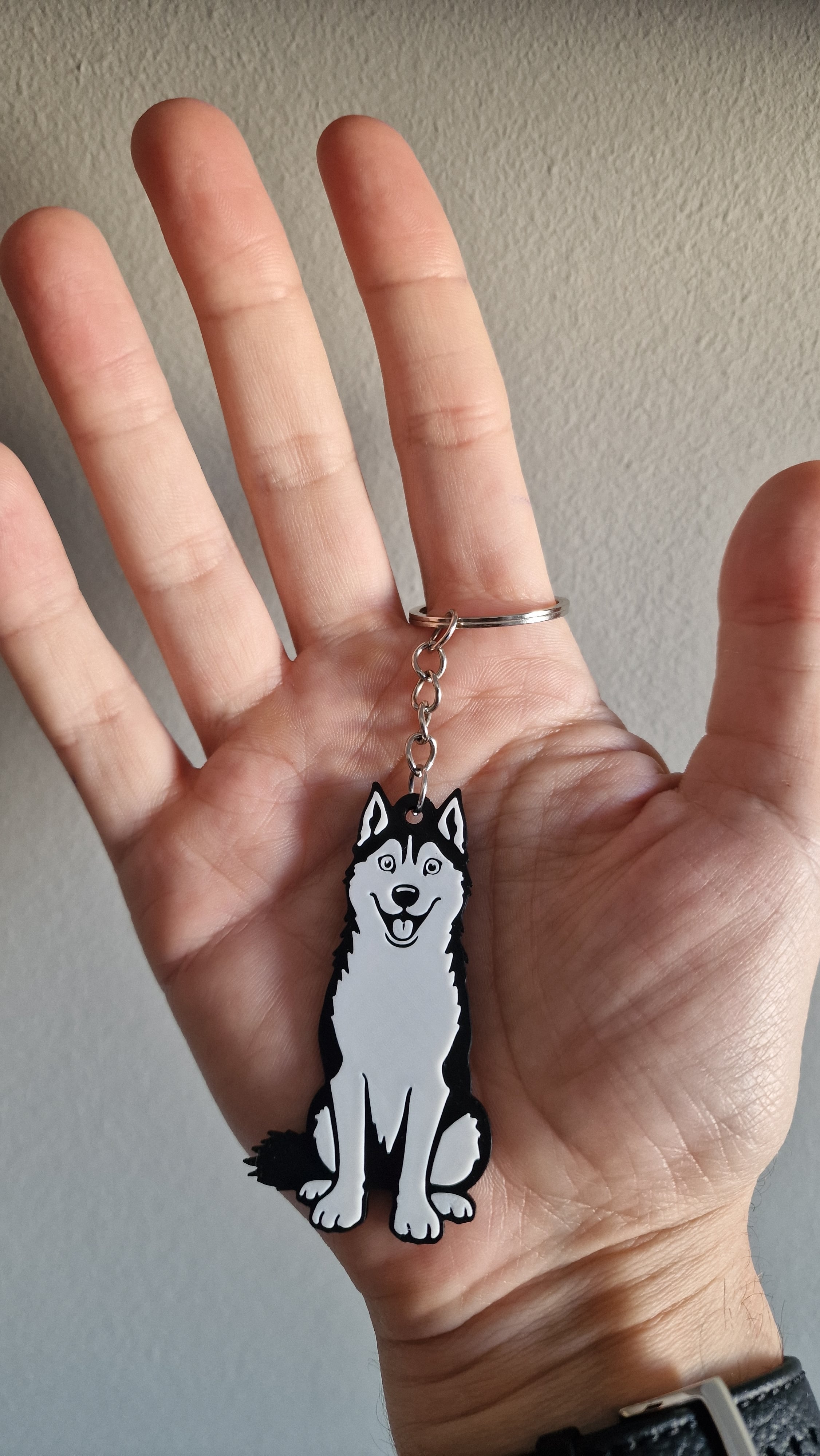 Dog keychain 24 3d model