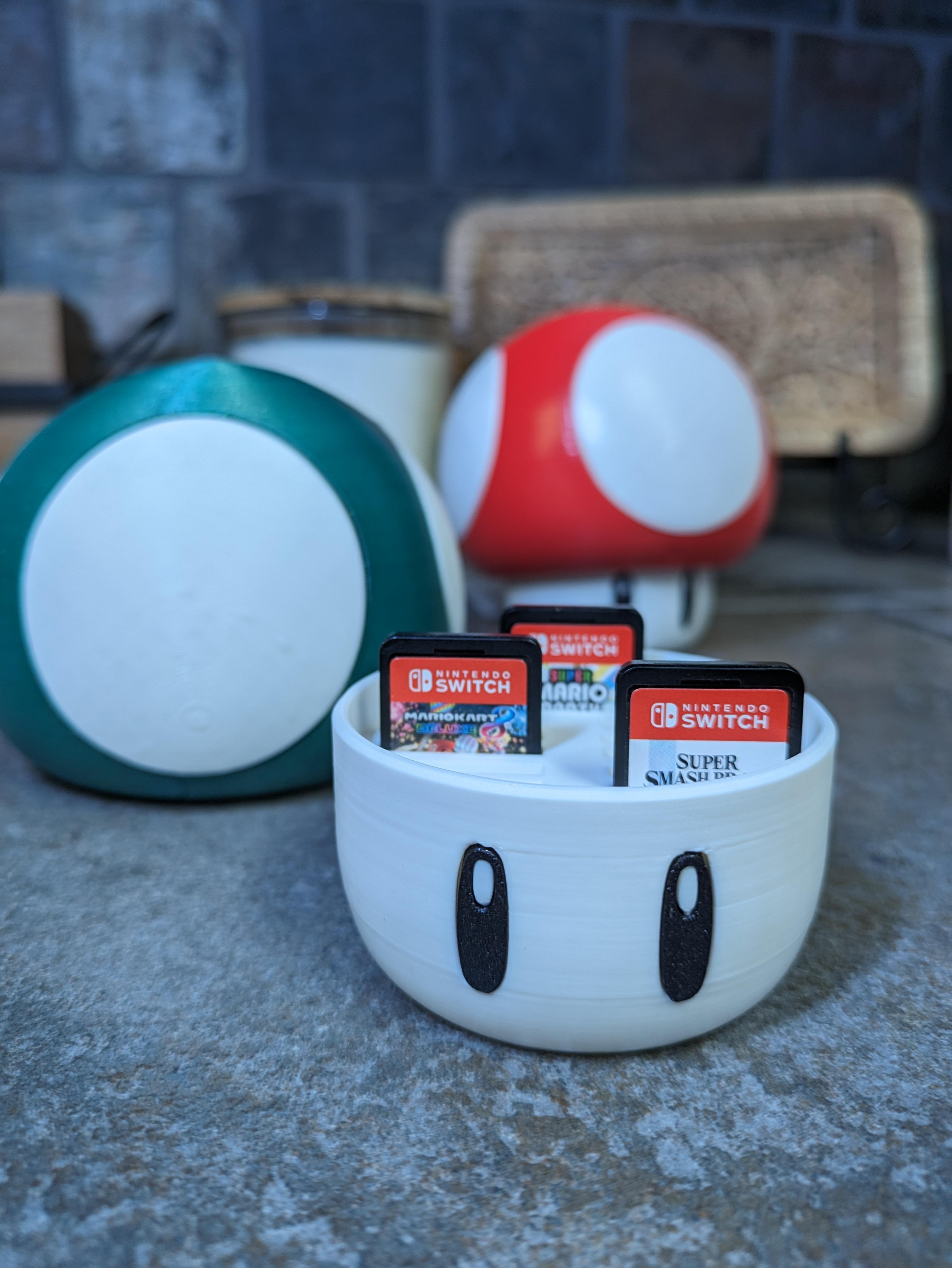 Nintendo Switch Mushroom (Cartridge Holder) 3d model