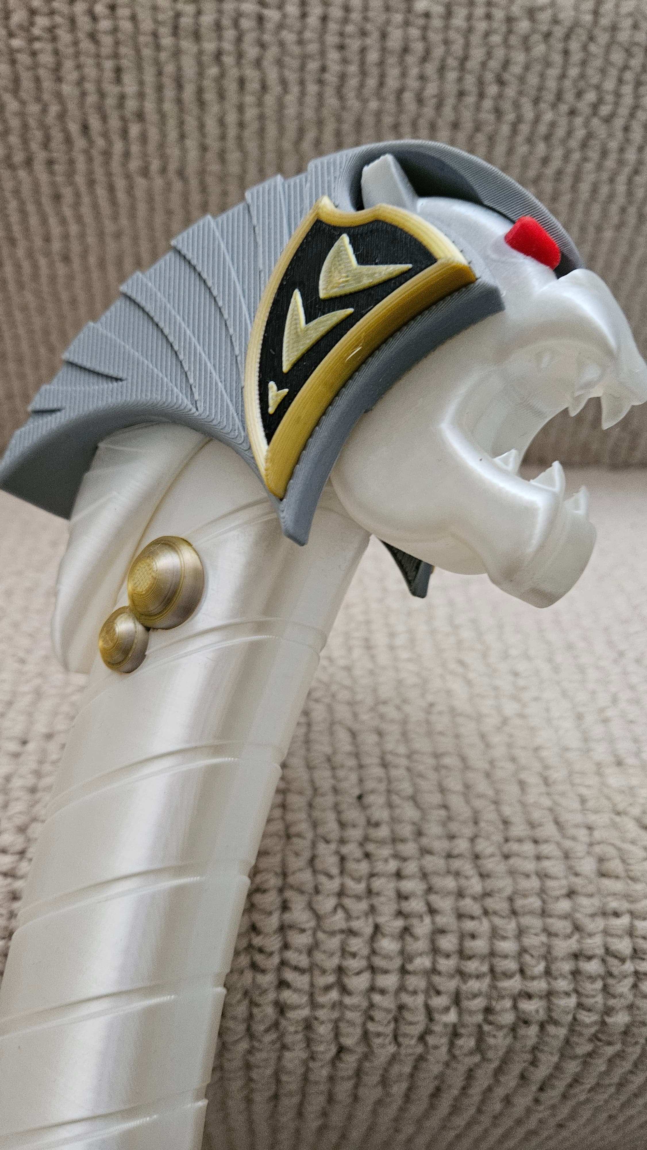 Saba Power White Ranger Tiger Sword / SABA - Mighty Morphin Power Rangers - 3D ...