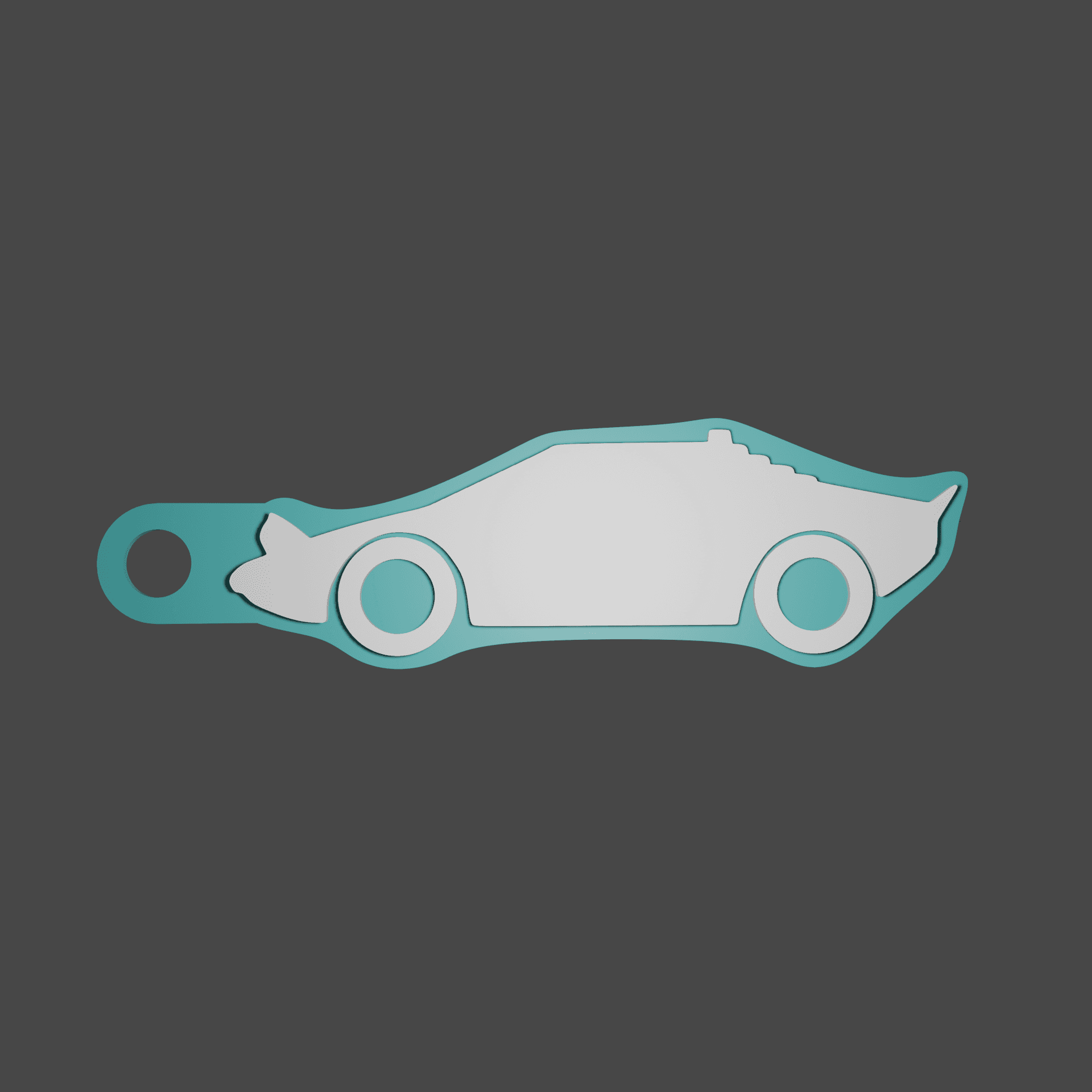 Lancia Stratos Keychain 3d model