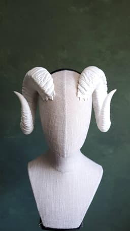 Llista | 3D Printed Curled Horns 3d model
