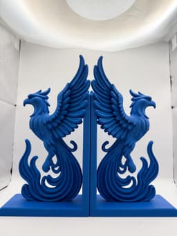 Phoenix Bookends 3d model