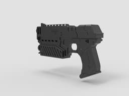 Dredd Lawgiver 3d model