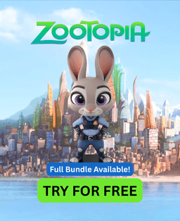 Judy Hopps Zootopia – Free STL Cartoon Figure | Full 12-Character Bundle on Profile 3d model