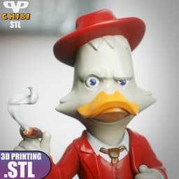 Howard The Duck Chibi STL for 3D Printing ChibiSTL 3DXM 3d model