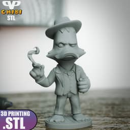Howard The Duck Chibi STL for 3D Printing ChibiSTL 3DXM 3d model