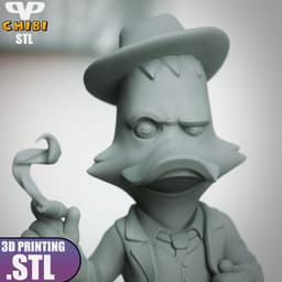 Howard The Duck Chibi STL for 3D Printing ChibiSTL 3DXM 3d model