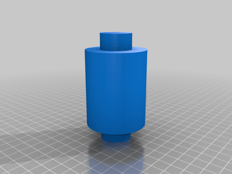 Spool holder with minimal filament bending while feeding 3d model