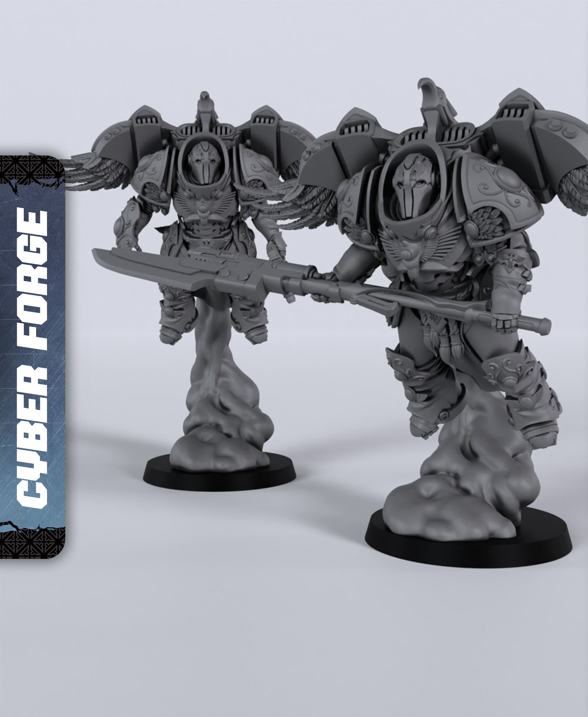 Volatilis Custodes - With Free Cyberpunk - Sci-Fi Gift Ideas for RPG and Wargamers 3d model