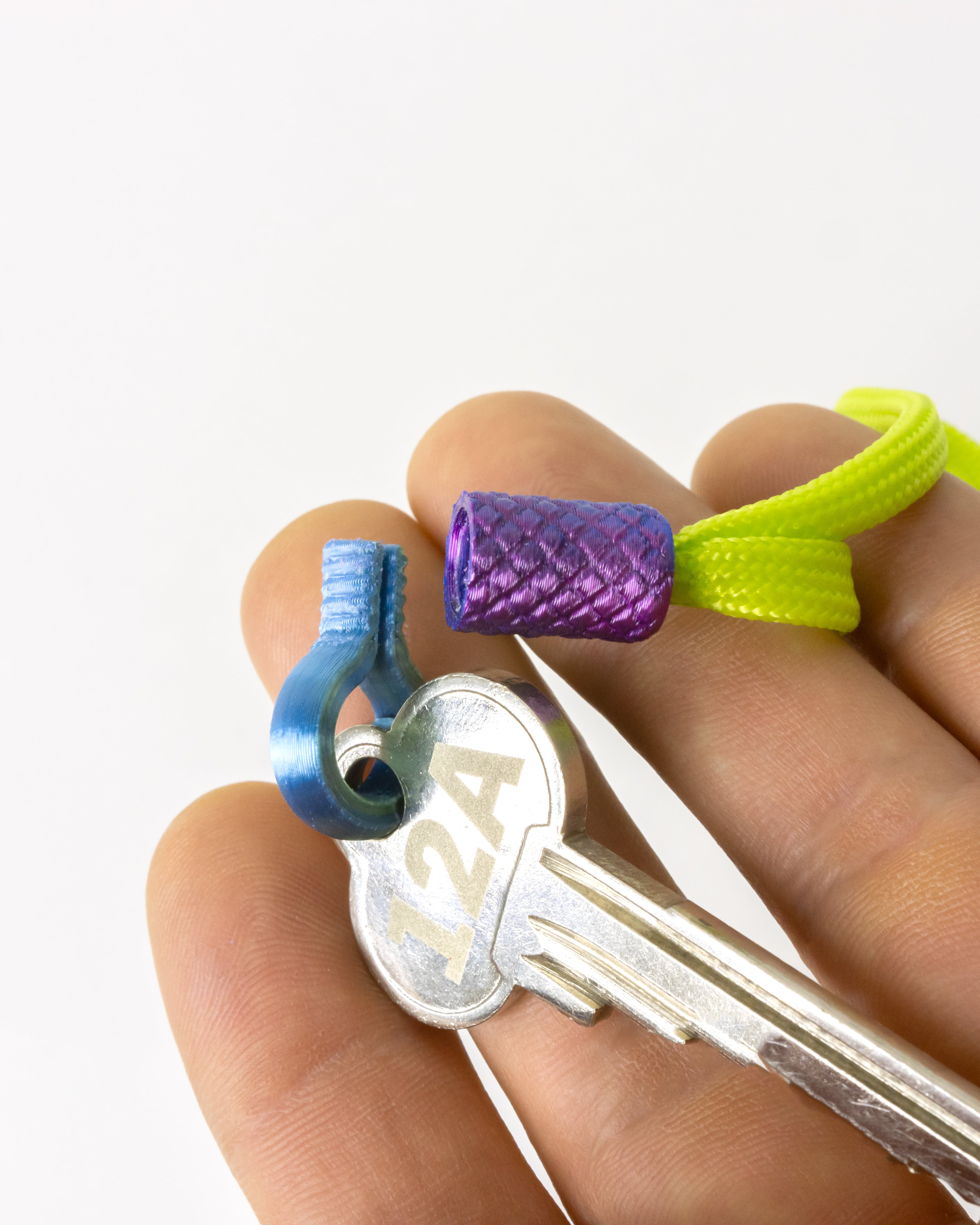 EZPZ Keychain Loop // 8mm Ring 3d model
