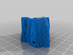 Minecraft Cliff Island 3d model