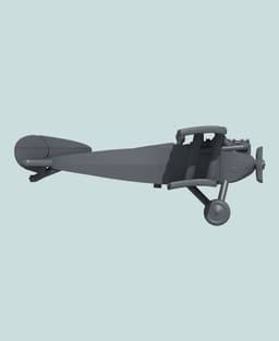 1:144 Fokker D.I 3d model
