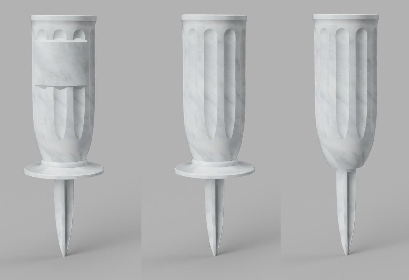 Cemetery Vase 3d model