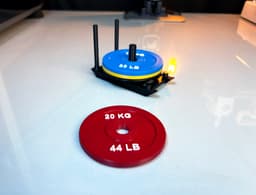 Power Sled Rack | Weight Plate coaster | Limited Time FREE 3d model