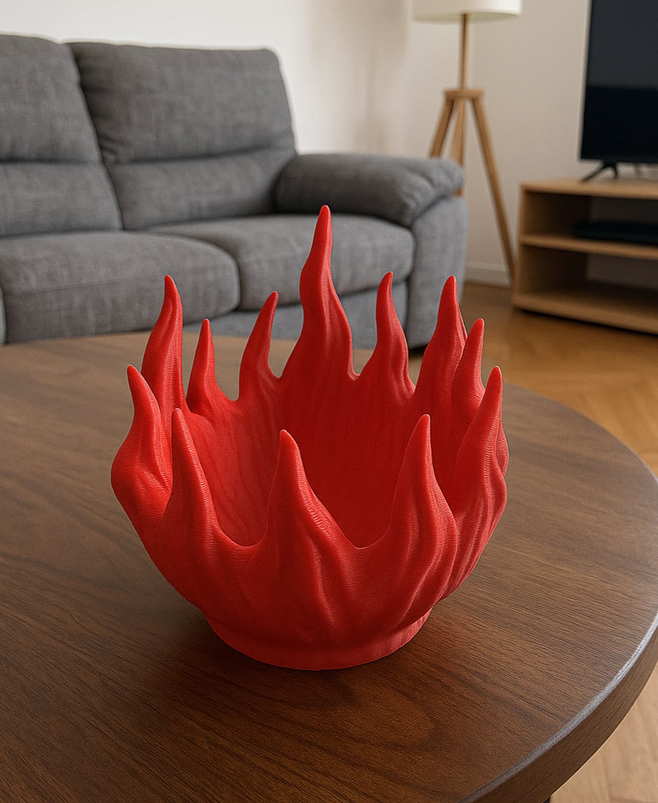 FLAME BOWL / HOMEDECOR / DECOR 3d model
