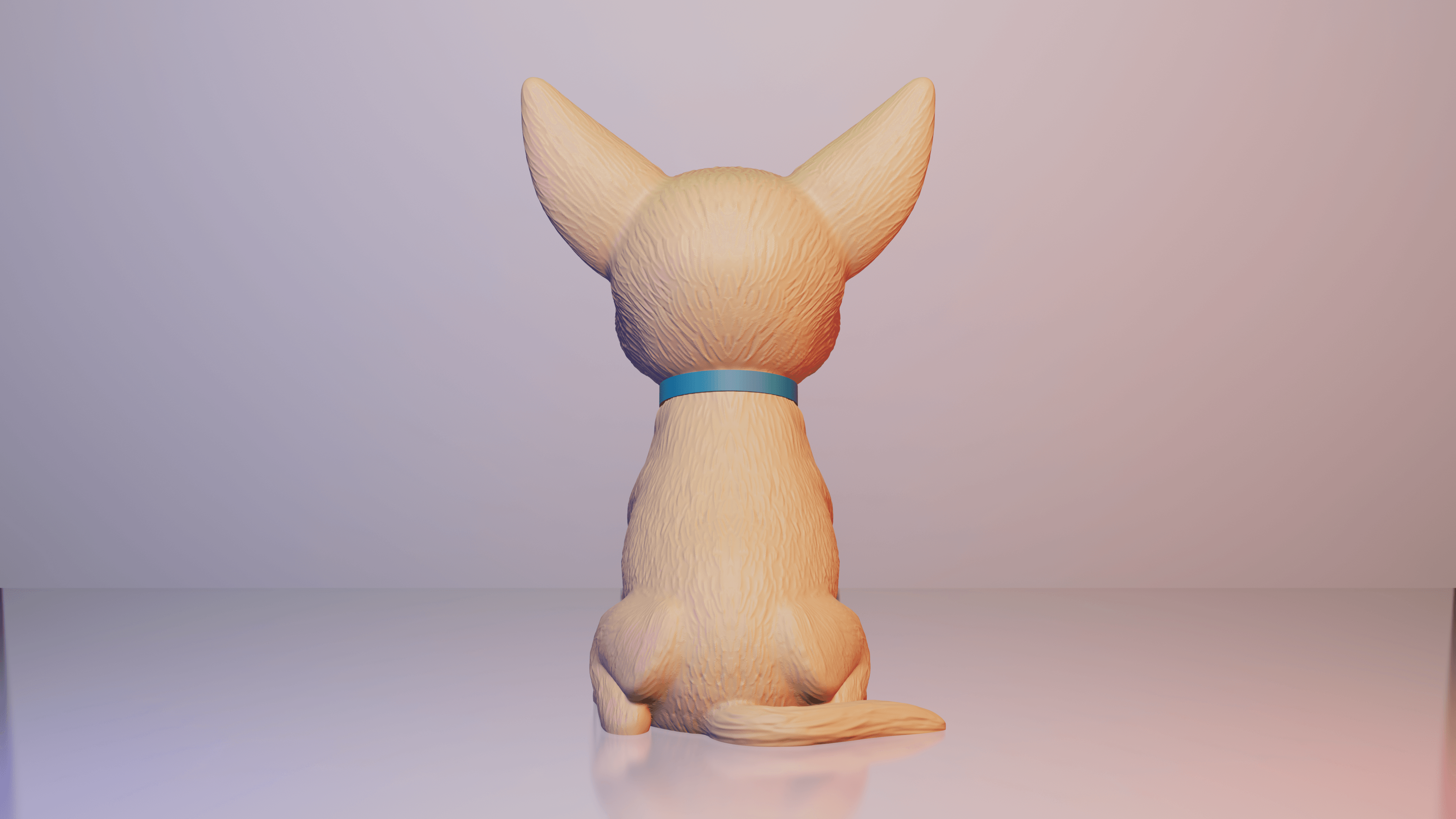 Chihuahua By Colors 3d model