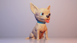 Chihuahua By Colors 3d model