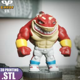 Big Slammu Chibi STL for 3D Printing ChibiSTL 3DXM 3d model