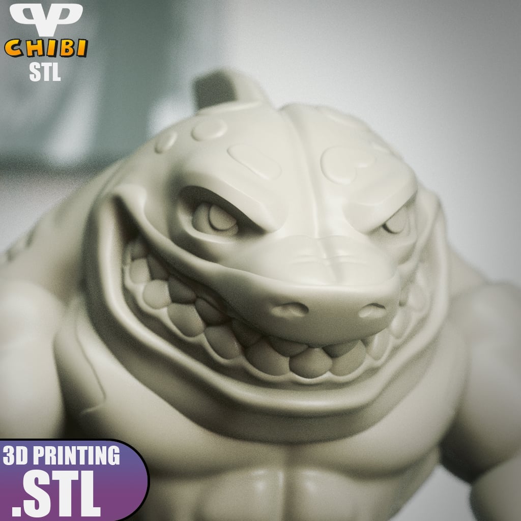 Big Slammu Chibi STL for 3D Printing ChibiSTL 3DXM 3d model