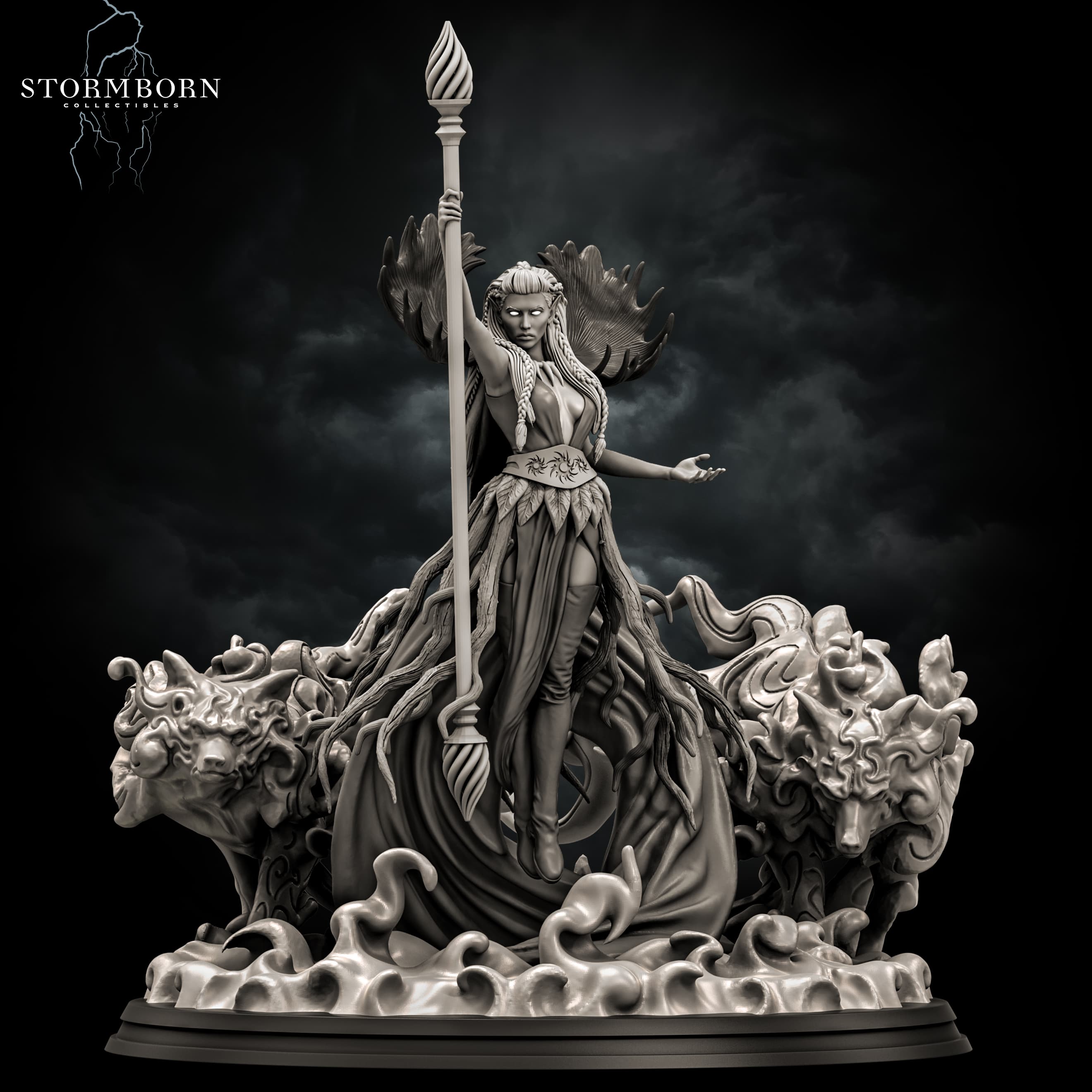 (75mm) Archdruid Valmoira 3d model
