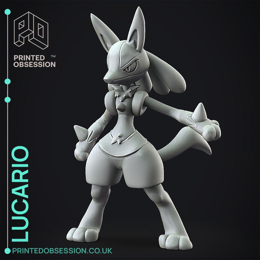 Lucario - Pokemon - Fan Art 3d model