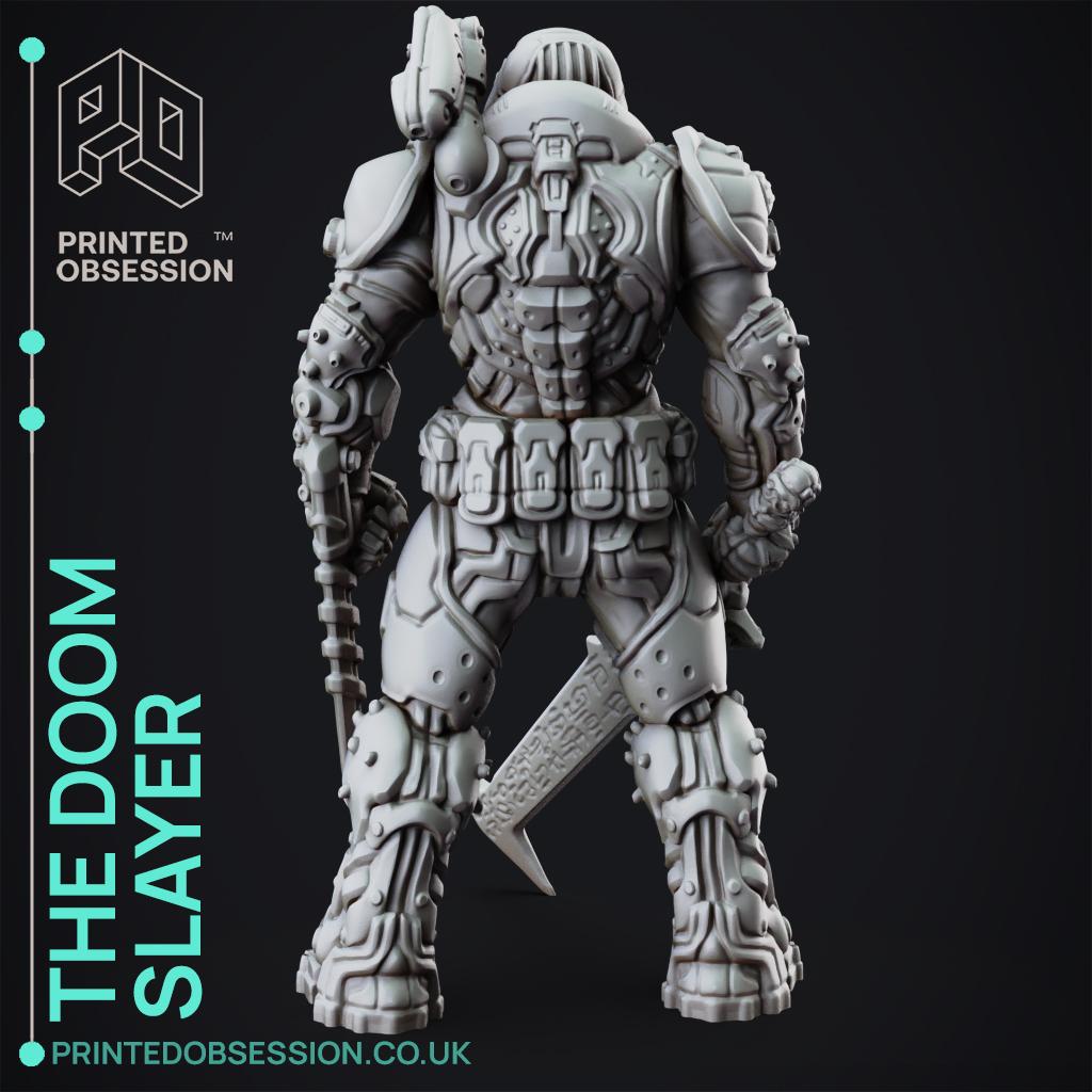 Doom Slayer - Doom - Fanart 3d model