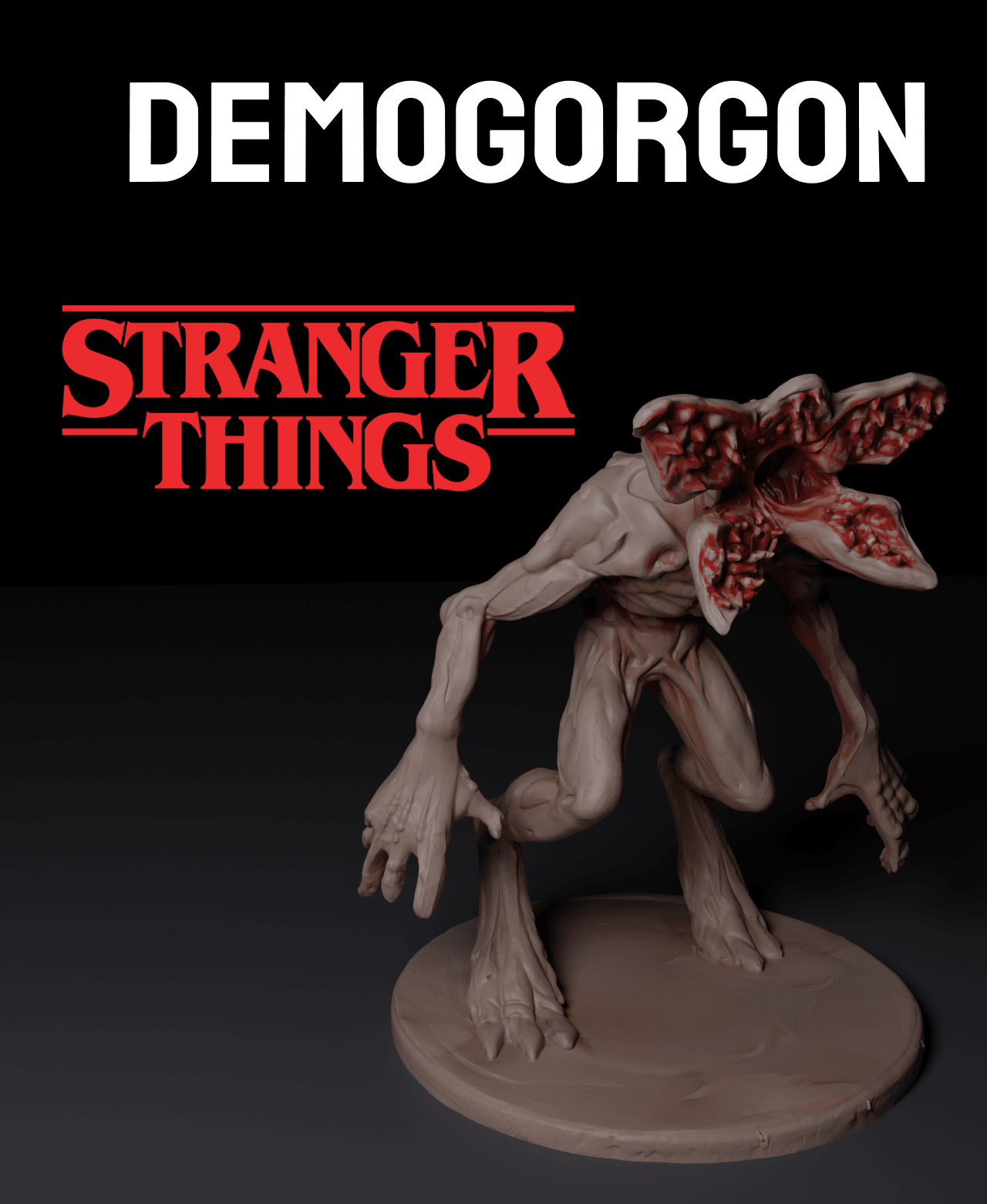 Stranger Things Demogorgon 3d model