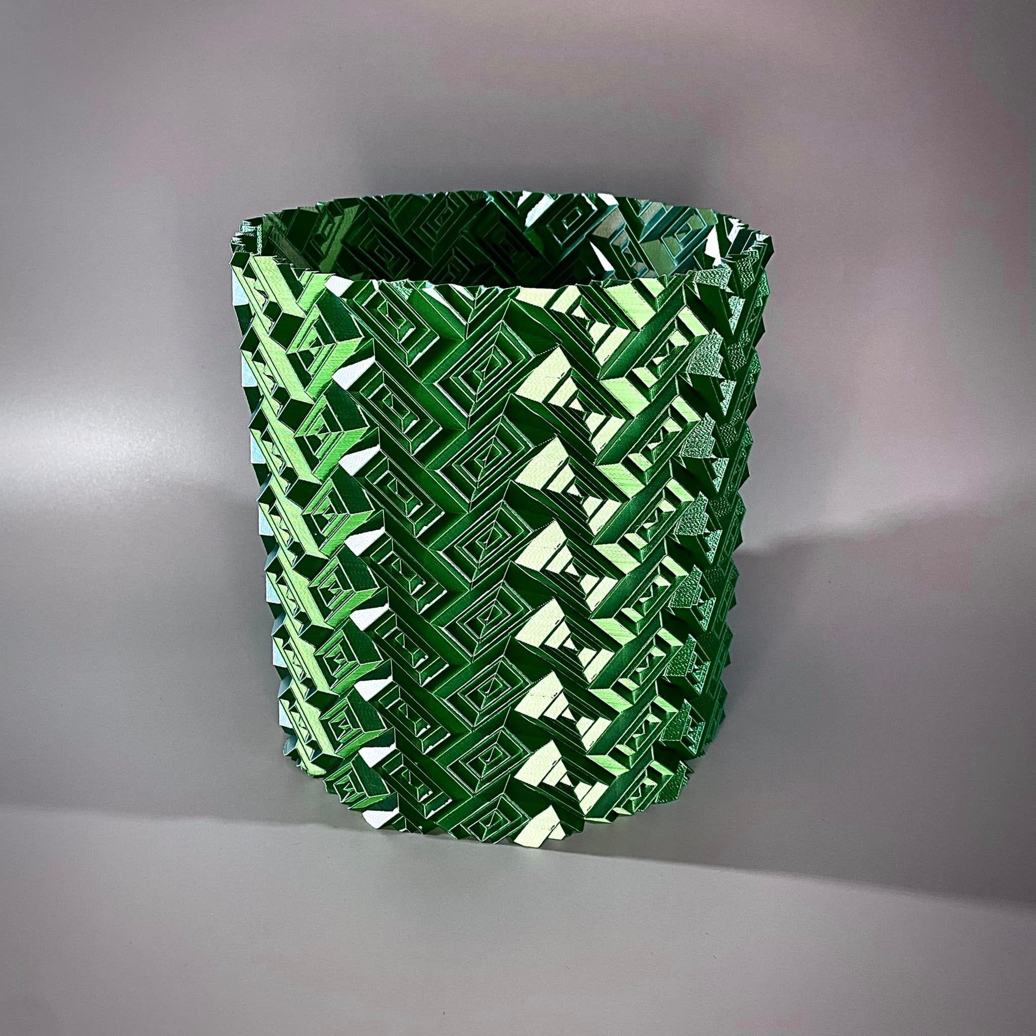 Herringbone Ripple Vase 3d model