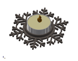 Candle Holder Decoration 3d model