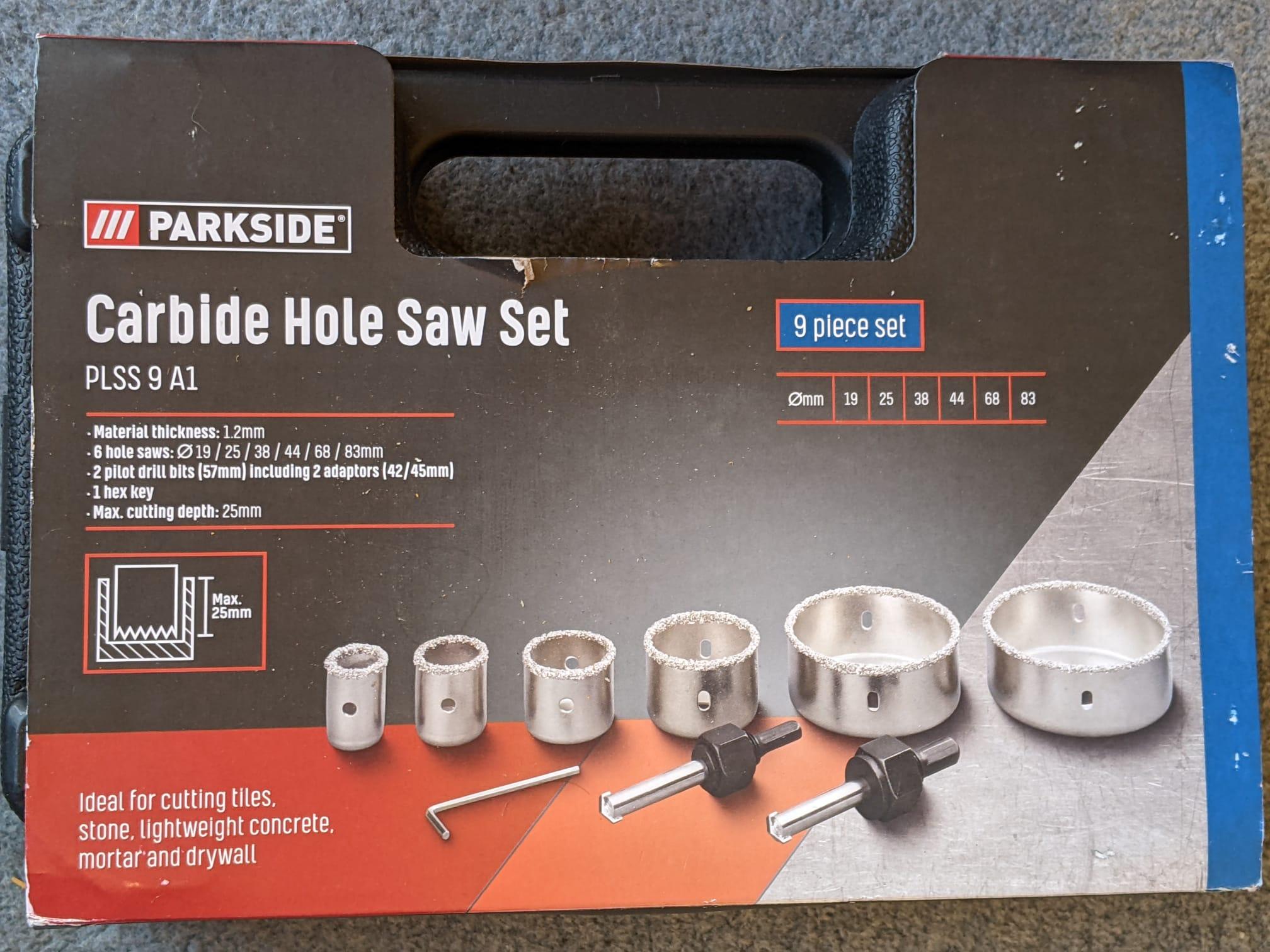 Parkside Carbide Hole saw box 3d model