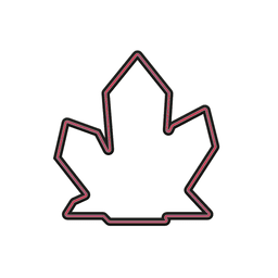 Crystal Cluster Cookie Cutter STL File - 4 inches 3d model