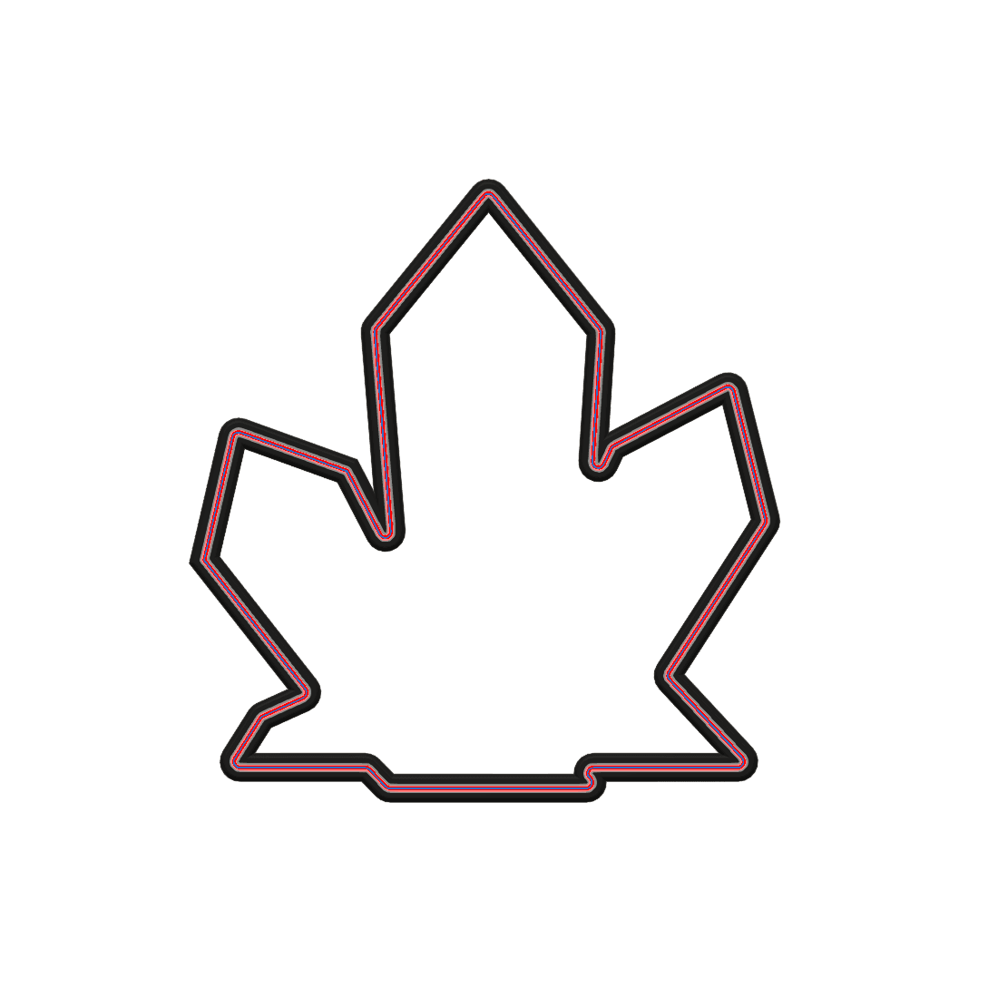 Crystal Cluster Cookie Cutter STL File - 4 inches 3d model