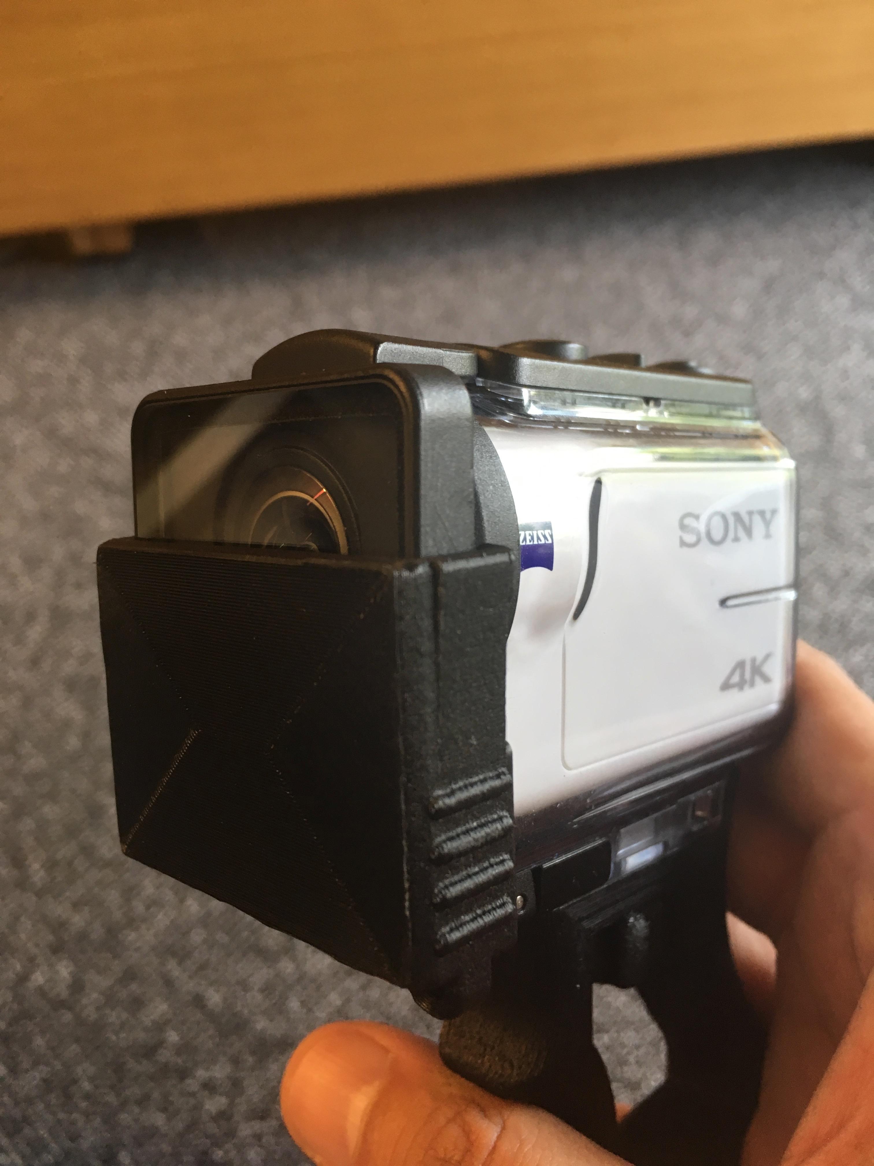 Sony X3000 action camera lens cap 3d model