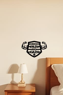 No Pain No Gain Wall Art, Wall Decor, Home Decor 3d model