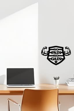 No Pain No Gain Wall Art, Wall Decor, Home Decor 3d model