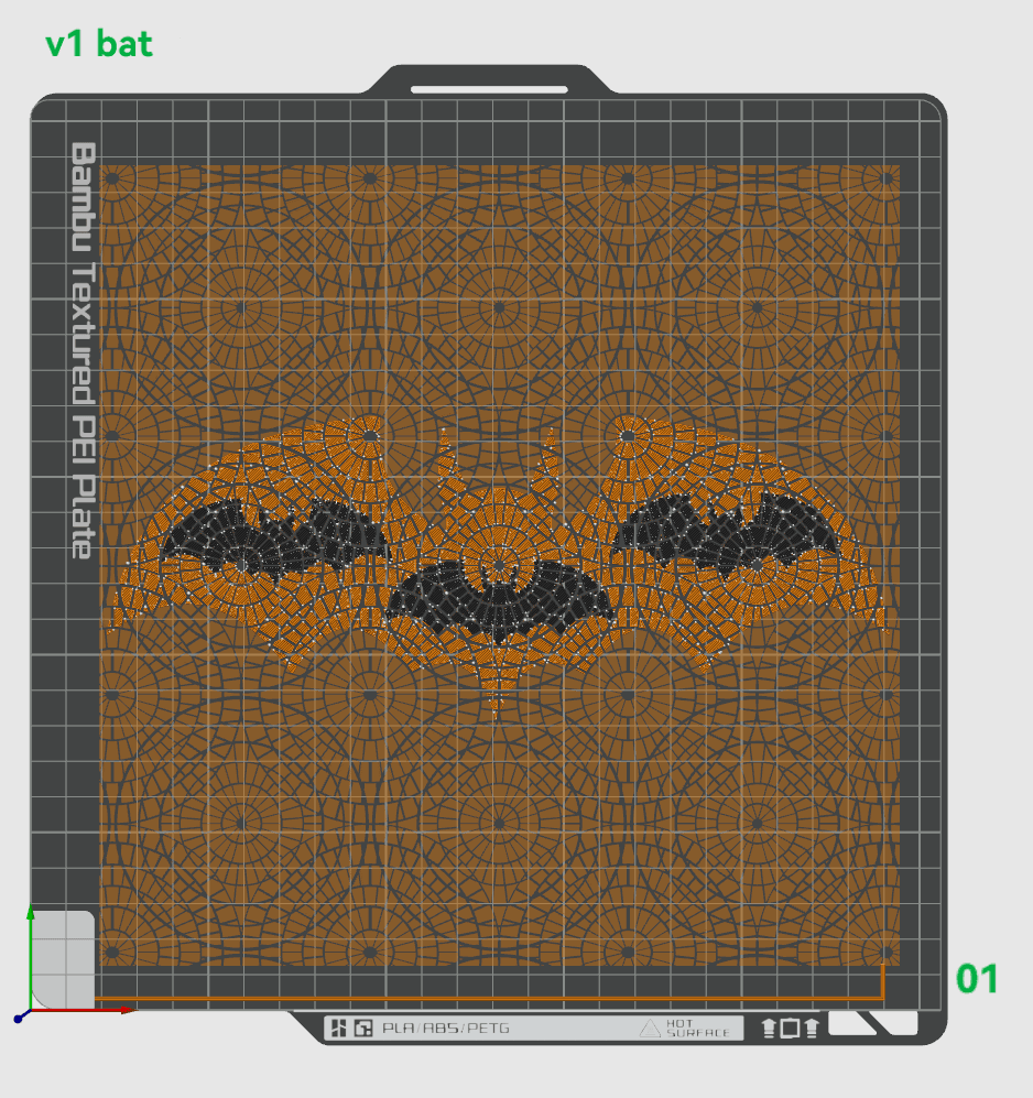 Bats! Modifiers and such 3d model