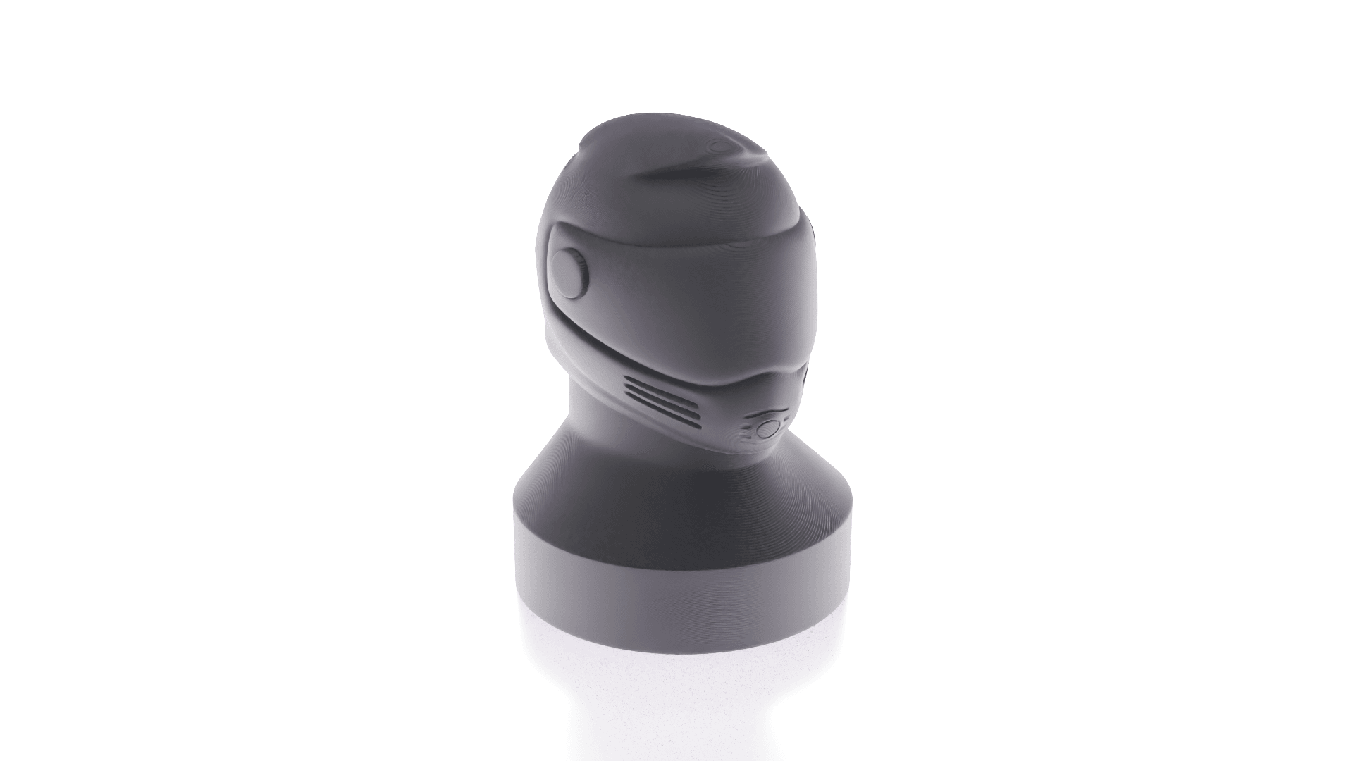 Motorcycle helmet beer bottle cap 3d model