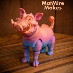 Warthog - Articulated Figure 3d model