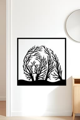 Bear Wall Art, Wall Decor, Home Decor 3d model