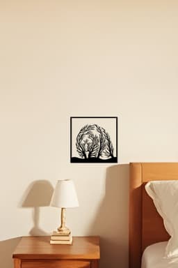 Bear Wall Art, Wall Decor, Home Decor 3d model