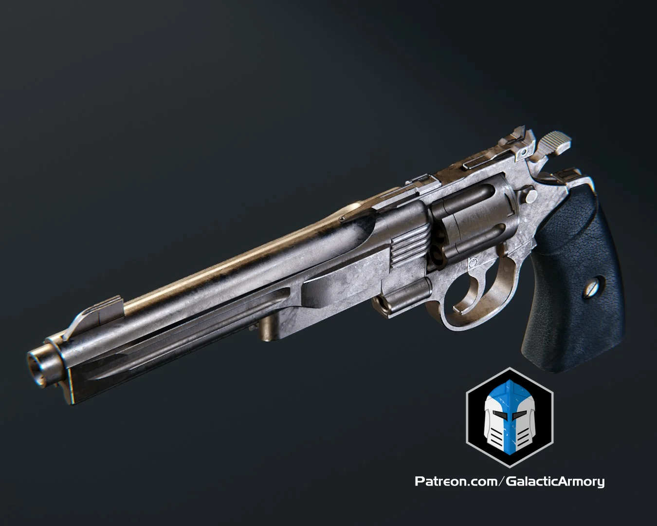 Mandalorian Gunslinger Blaster - 3D Print Files 3d model