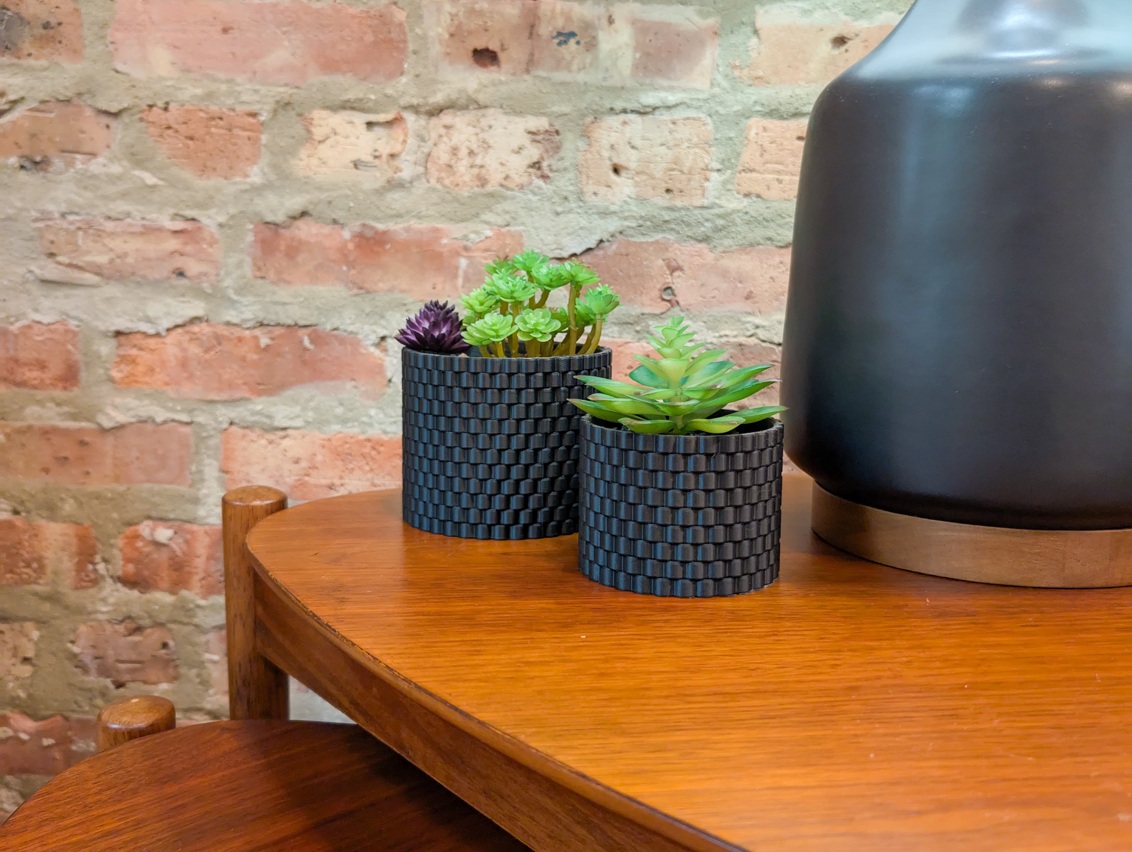 Bubbly Plant Pot | 2 Sizes | For Succulents and Other Small Plants 3d model