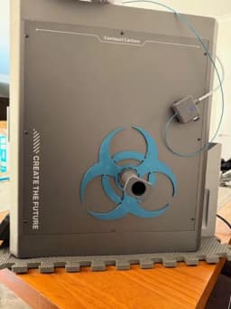 Elegoo Centauri Carbon Biohazard filament shield 3d model
