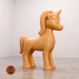 Stylized unicorn 3d model