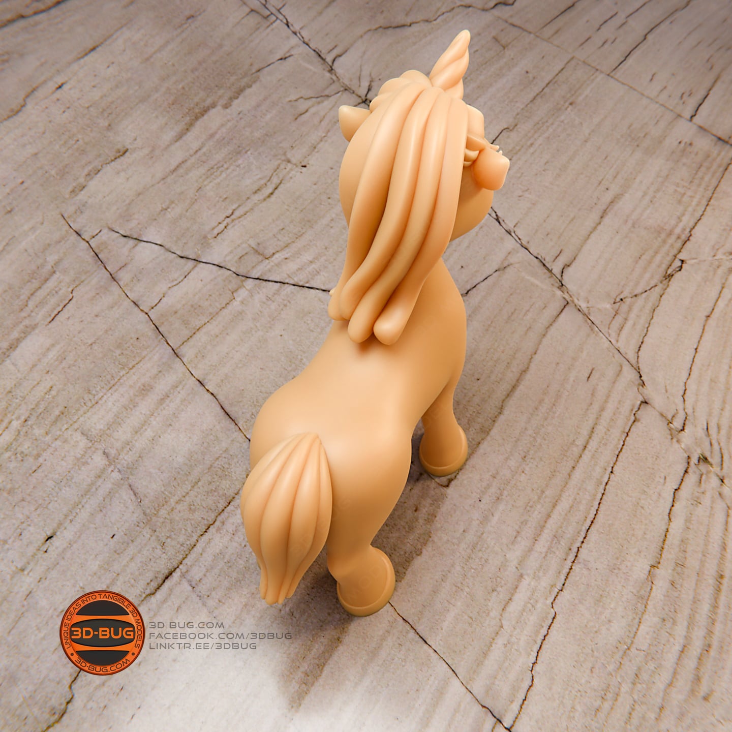 Stylized unicorn 3d model