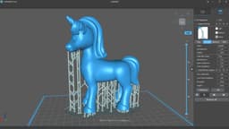 Stylized unicorn 3d model