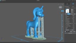 Stylized unicorn 3d model