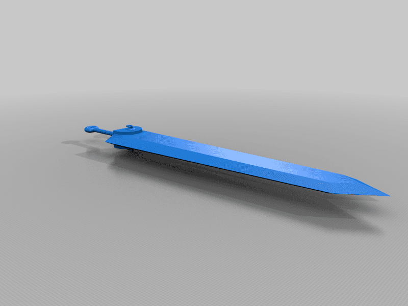 Berserk Sword Keychain 3d model