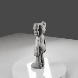dragon x Kaws 3d model