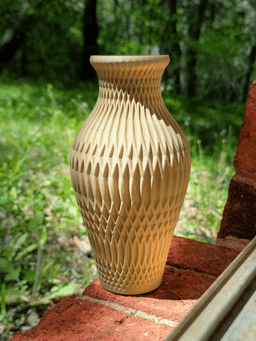 Facets Vase - Patterned Vase 3d model